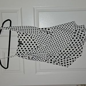 Express polk a dot top